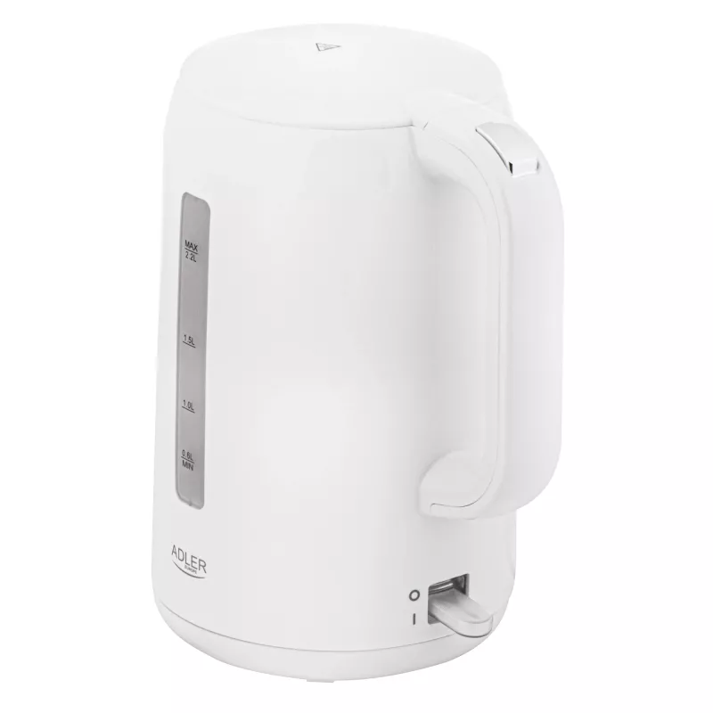 Adler AD 1386 elektrinis virdulys, 1850 W, 2,2 l, baltas