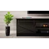 RTV GRANERO 200x56.7x35 juodas/juodas blizgus Spintelė