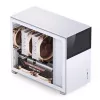 Jonsbo D31 Screen Micro-ATX PC korpusas su grūdinto stiklo plokšte, baltas