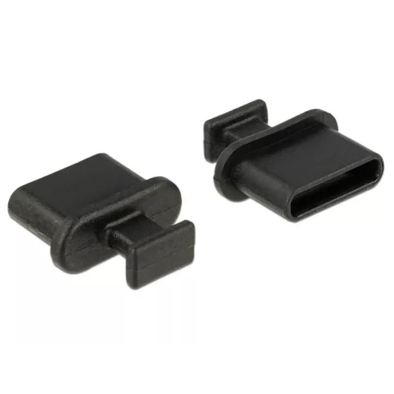 Apsauginis kištukas USB Type-C DeLOCK 64013 juodas