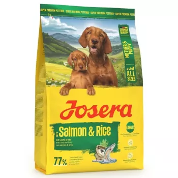 Sausas šunų ėdalas JOSERA Mother & Puppy Salmon & Rice 3 kg