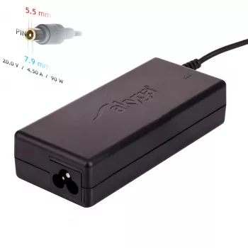 Akyga AK-ND-18 įkroviklis Lenovo nešiojamiesiems kompiuteriams, 90 W, 20 V / 4,5 A, 7,9 x 5,5 mm su kaiščiu