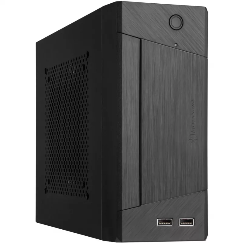 SilverStone MILO ML10 - USFF - Mini-ITX korpusas - be maitinimo šaltinio - Juodas - USB/Audio (SST-ML10B)
