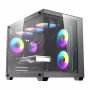Kompiuterio korpusas DarkFlash B275 PRO (juodas) su 6 aušinimo ventiliatoriais