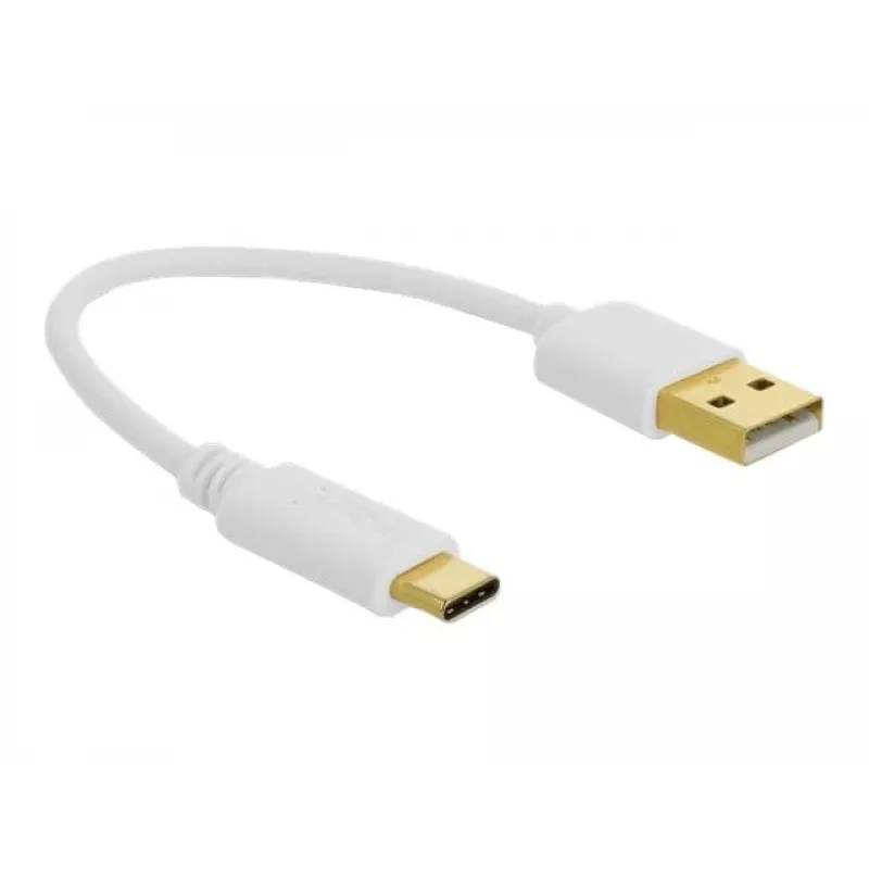 Įkrovimo laidas USB DeLOCK Type-A į USB Type-C 15 cm