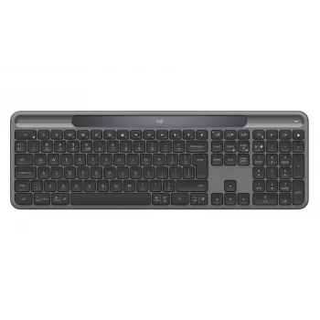 Logitech Signature Slim Solar+ K980 belaidė klaviatūra, grafito spalvos, JAV išdėstymas