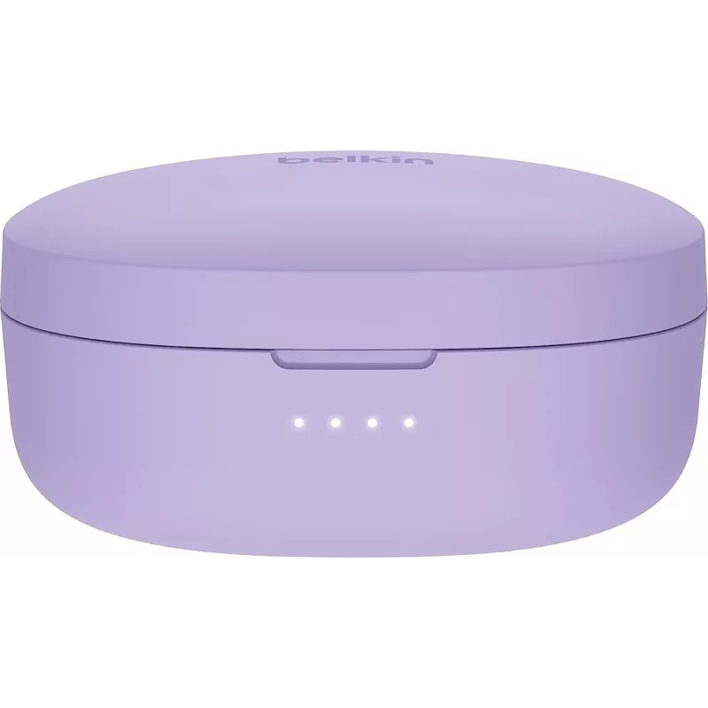 Belaidės ausinės Belkin SoundForm Bolt levandų spalvos