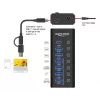 DeLOCK 64326 USB 3.2 Gen 2 (3.1 Gen 2) Type-C centrinė stotelė 10000 Mbit/s juoda