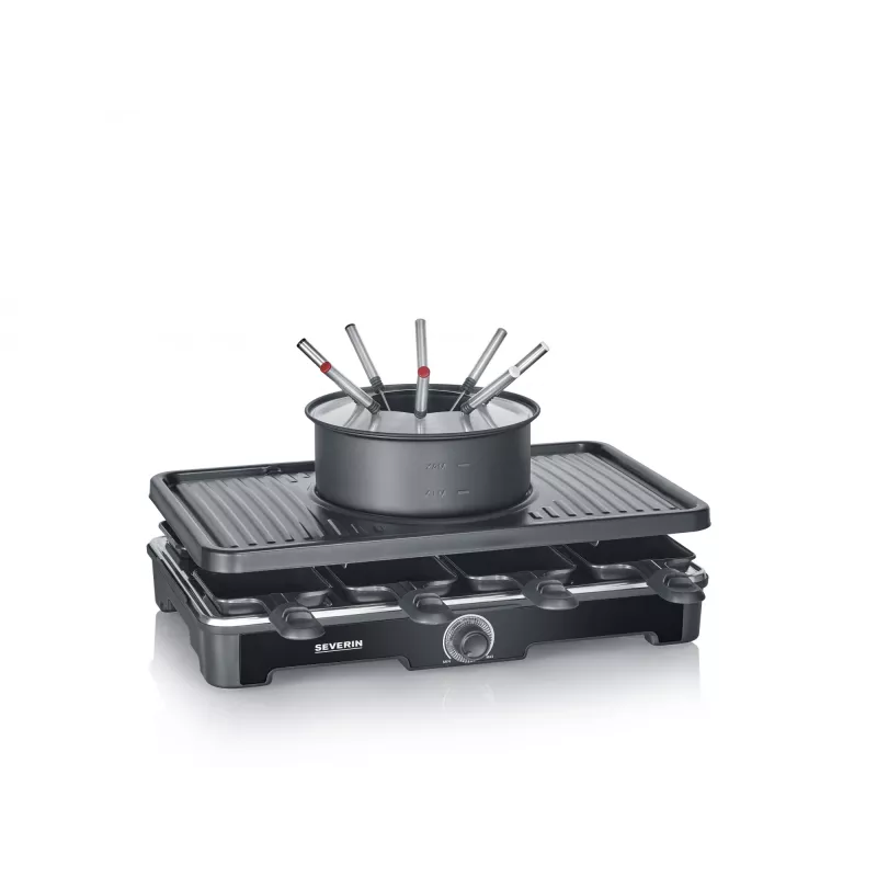 Raclette Grilis Severin RG 2347 8 Asmenims 1400 W Juodas