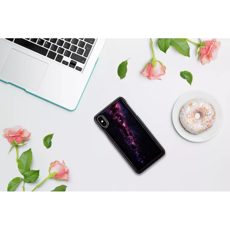 Dėklas telefonui iKins, skirtas iPhone XS Max — milky way black