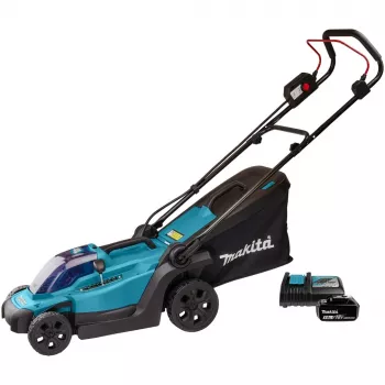 Makita DLM330RT vejapjovė, baterijinė, varoma užpakaliniais ratais, juoda-mėlyna (DLM330RT)