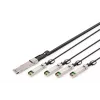 Digitus 40G QSFP+ į 4xSFP+ tiesioginis prijungimo kabelis 3m