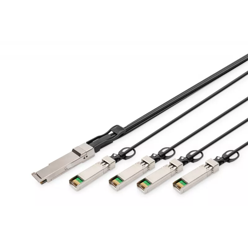 Digitus 40G QSFP+ į 4xSFP+ tiesioginis prijungimo kabelis 3m