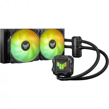 ASUS TUF GAMING LC II 240 ARGB procesoriaus skysčio aušinimo komplektas 12 cm juodas