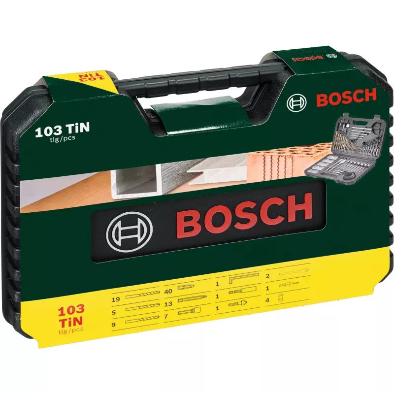 Bosch V-Line 103 vnt. gręžimo ir suktuvų priedų rinkinys