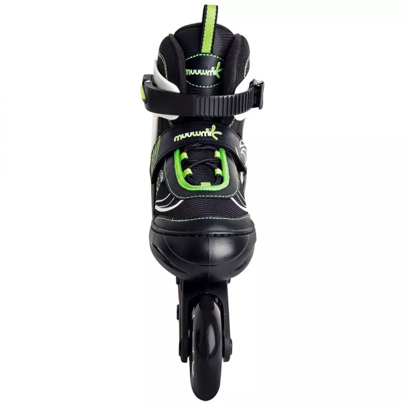 Verstellbare Kinderinliner Gr. 29-32, Inline-Skates grün/schwarz