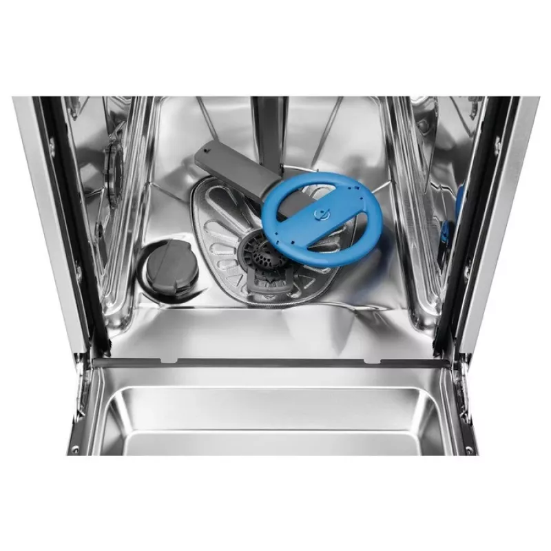 Įmontuojamas indaplovė Electrolux EEM43201L, siaura 45 cm, 10 komplektų, 46 dB, inverteris