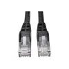 Eaton Tripp Lite Series Cat6 Gigabit nesuvaromas liejinis (UTP) eterneto kabelis (RJ45 M/M), PoE, juodas, 5 pėdos (1,52 m) - Laidas - RJ-45 (M) į RJ-45 (M) - 1,52 m - UTP - CAT 6 - Liejinis