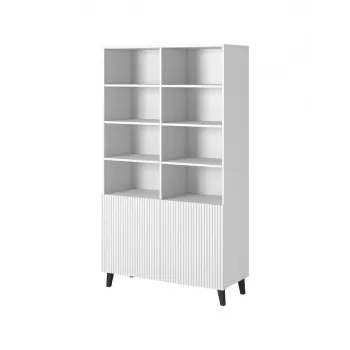 Shelving unit PAFOS 100x40x176.5 cm baltas matinis