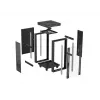 Laisvai pastatomas serverio spintos korpusas LANBERG FF01-6624-12BL 24U 19 colių 600×600 mm, IP20, 1200 kg, juodos spalvos