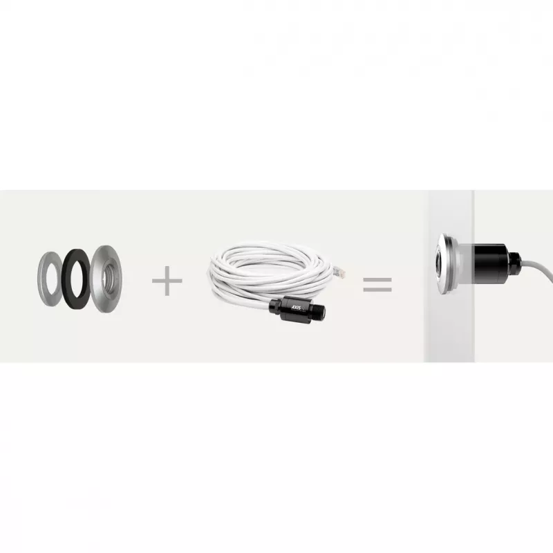 Axis Montage Covert/Pinhole F8212 apdailos žiedas 10 vnt. pakuotėje