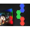 Įleidžiamas RGB LED šešiakampis skydelis TRACER Smart Hexagon Tracer 47256 Ambience TRAOSW47256