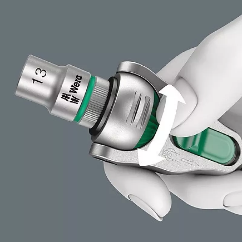 WERA Zyklop Speed-Knarrensatz 3/8 (05004175001) – greitojo sukimo reketinis rinkinys