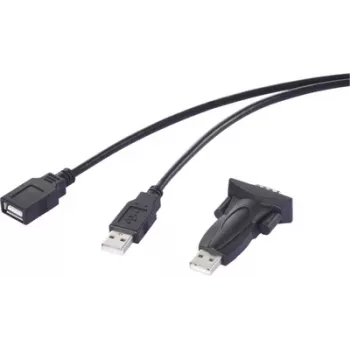 Renkforce USB 2.0 serijinis adapteris [1x - 1x RS232 kištukas] (RF-6801264)