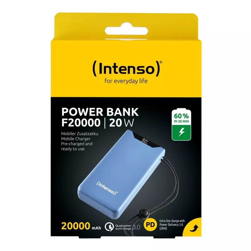 Intenso 7332055 power bank Li-Pol 20000 mAh Mėlyna