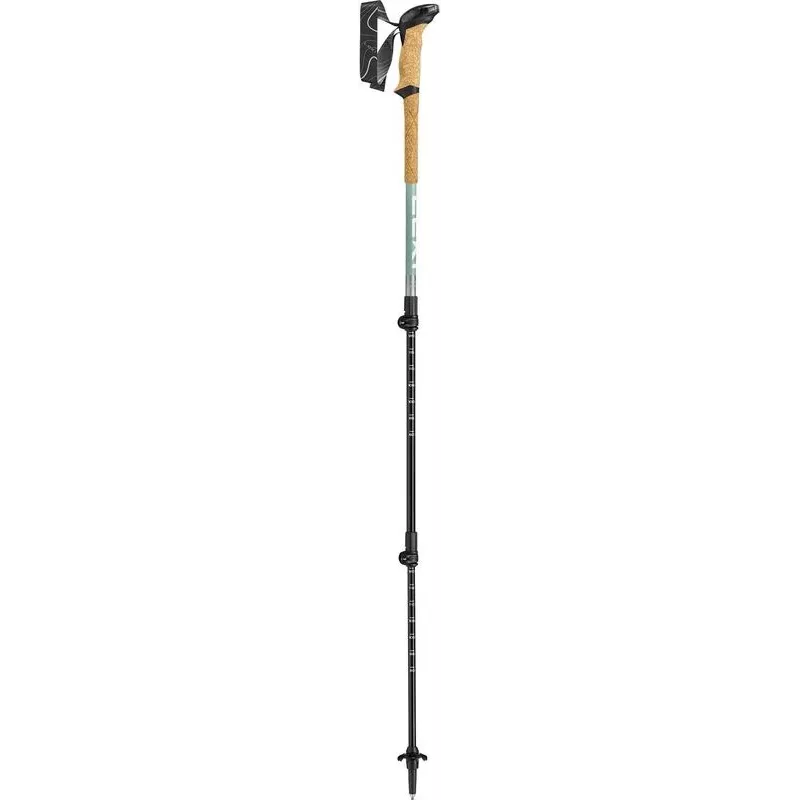 Trekkingo lazdos Leki Makalu Lite reguliuojamos 90–125 cm, pilkai žalios