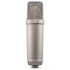 Studijinis kondensatorinis mikrofonas RØDE NT1‑A 5th Gen — kardioidinis, XLR/USB, 24/32 bitų, iki 192 kHz, maks. SPL 142 dB, sidabrinis