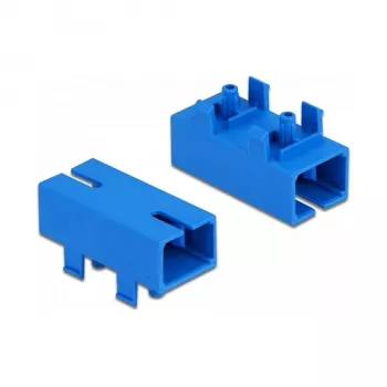 LWL jungtis PCB SC Simplex lizdui į SC Simplex lizdą, vienmodė, mėlyna