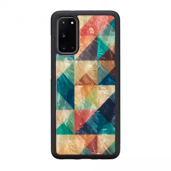 Apsauginis dėklas iKins Samsung Galaxy S20 — Mosaic Black