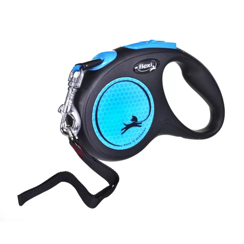 FLEXI New Neon M - atsukamas pavadėlis - 5 m