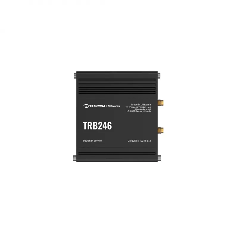 Pramoninis maršrutizatorius Teltonika TRB246, IoT LTE šliuzas Cat 4, 1x RJ45 100 Mb/s, IP30