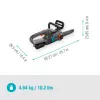 Grandininis pjūklas GARDENA PowerSaw Black 18V be akumuliatoriaus