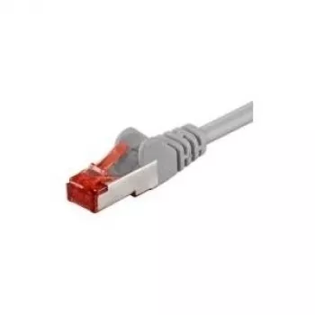 Wentronic Goobay CAT 6 Patch Laidas, S/FTP (PiMF), Pilka, 3 m - LSZH Halogen-Free, Varis (50888)