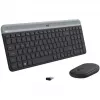 Belaidė klaviatūra ir pelė Logitech MK470 Slim Combo (grafitas)