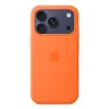 Silicone Dėklas Apple iPhone 17 Pro MagSafe Oranžinis