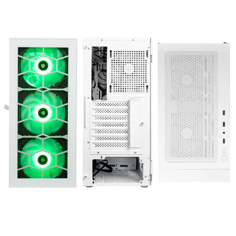 Kolink Observatory HF Glass ARGB Midi-Tower - baltas