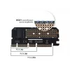 Išplėtimo kortelė M.2 NVMe M-Key PCI-E adapteris Savio AK-41