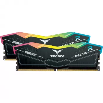 Teamgroup Delta RGB 32 GB (2x 16 GB) DDR5-6000 CL30 juoda atminties rinkinys