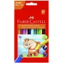 FABER-CASTELL spalvoti pieštukai trikampiai Jumbo 5,4 mm 12 vnt. kartoninėje dėžutėje