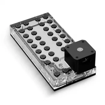 Paskirstymo plokštė EK Water Blocks EK-QuantumX Loophole D5 PWM Black Plexiglass