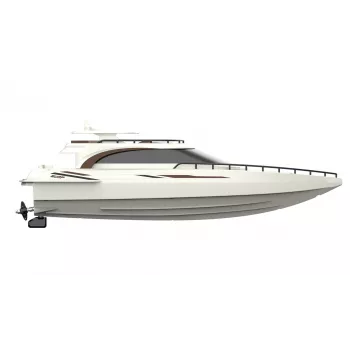 Radijo bangomis valdomas jachtos modelis Amewi Rising Sun Cruise Yacht 380mm su elektriniu varikliu ir 800mAh baterija