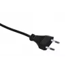 Savio CL-100 maitinimo laidas juodas 1,8 m IEC C7 (3,4 mm, 3,1 mm) E tipo kištukas