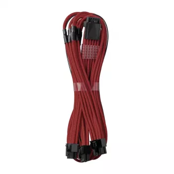 CableMod C-Series PRO ModMesh 12VHPWR į 3x PCI-e laidas, skirtas Corsair - 60 cm, tamsiai raudonas