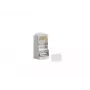 LANBERG PLS-6000 RJ-45 kištukas, Cat6 F/UTP, permatomas baltas, 100 vnt.