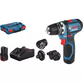 Bosch GSR 12V-15 FC Professional sukamasis gręžtuvas 1300 RPM be rakto 600 g juoda, mėlyna
