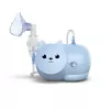 Omron Nami Cat NE-C303K-KDE purkštuvas (nebulizatorius) – kompresorinis inhaliatorius vaikams ir suaugusiems, 0,35 ml/min, mėlynas